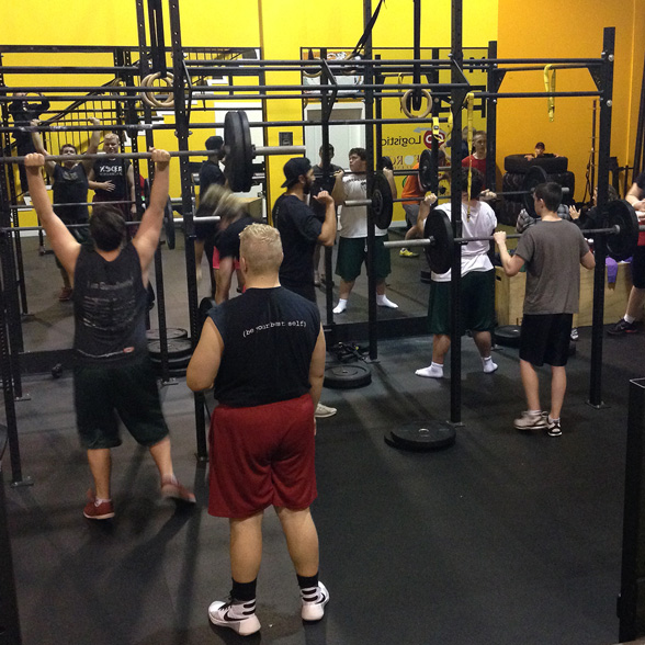 weight lifting in gym